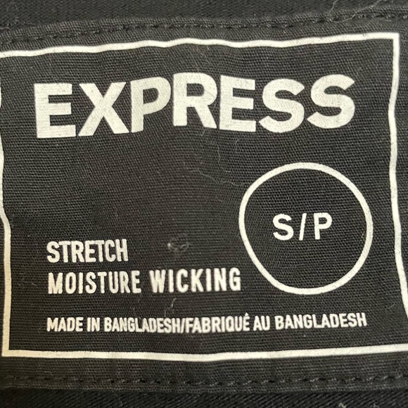 Express Black Paisley Patterned Polo - Picture 4 of 4